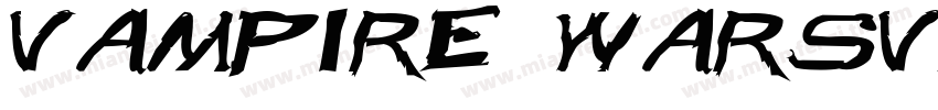 Vampire WarsVersion字体转换